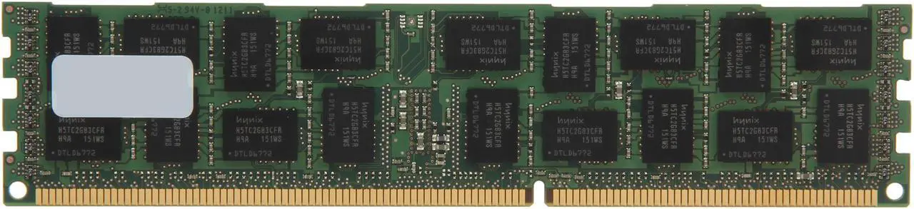 Alt view image 2 of 3 - Kingston 8GB ECC Registered DDR3 1333 Server Memory QR x8 1.35V Server Hynix C Model KVR13LR9Q8/8HC