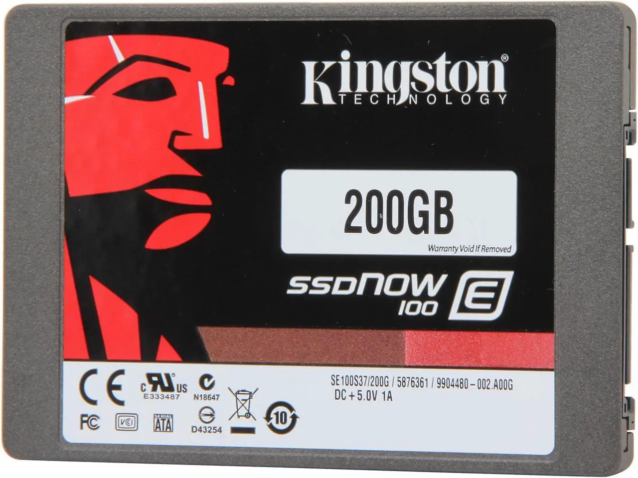 Kingston SSDNow E100 SE100S37/200G 2.5" 200GB SATA III Enterprise Solid State Drive