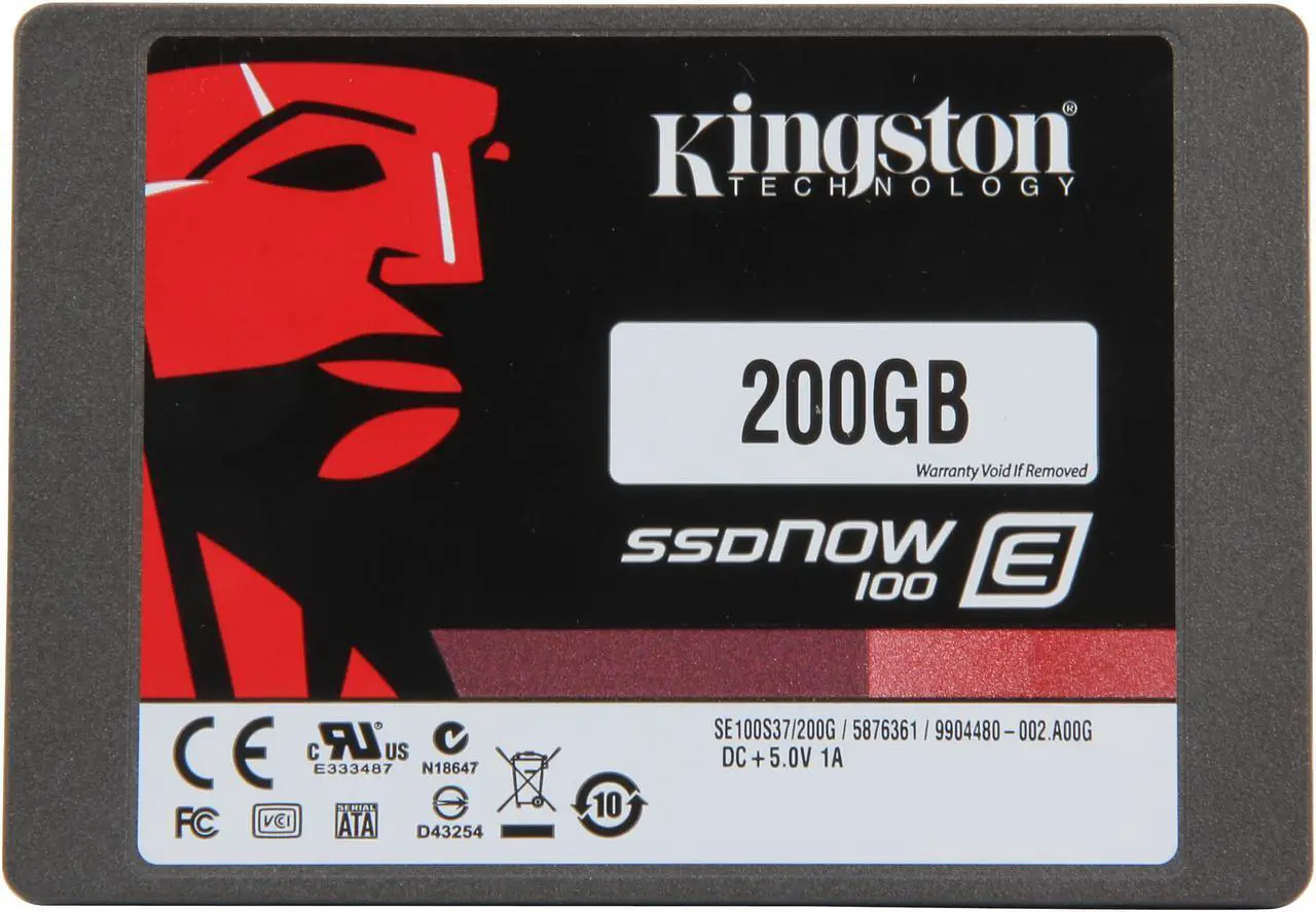Kingston SSDNow E100 SE100S37/200G 2.5" 200GB SATA III Enterprise Solid State Drive - Thumbnail 3