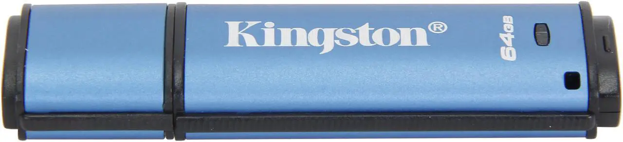 Alt view image 2 of 5 - Kingston 64GB Data Traveler AES Encrypted Vault Privacy 256Bit USB 3.0 Flash Drive (DTVP30/64GB)