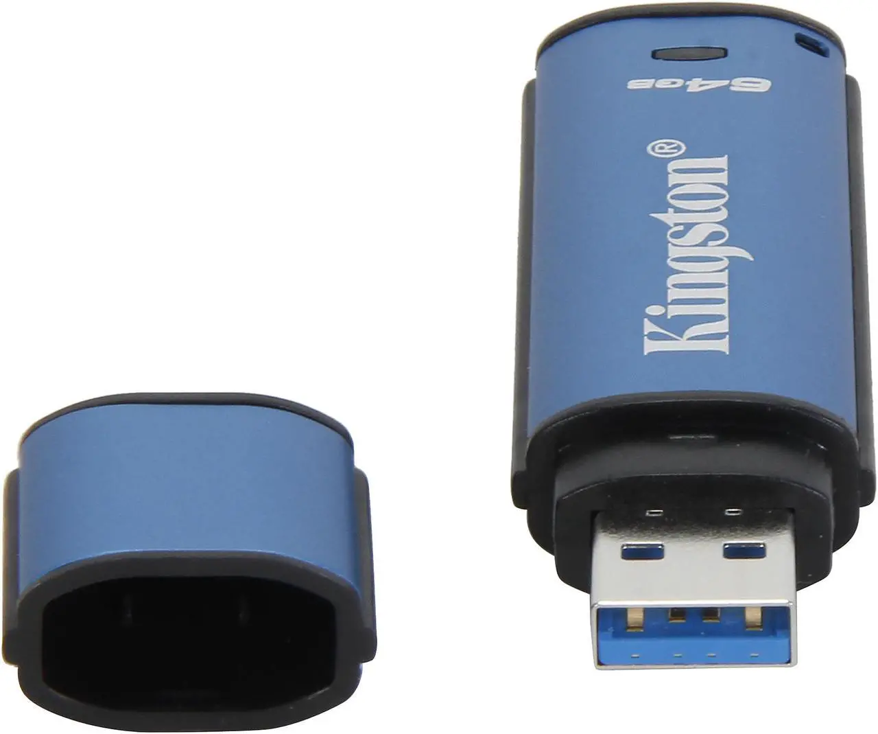 Alt view image 4 of 5 - Kingston 64GB Data Traveler AES Encrypted Vault Privacy 256Bit USB 3.0 Flash Drive (DTVP30/64GB)