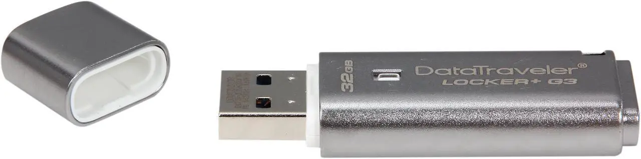Alt view image 3 of 5 - Kingston 32GB Data Traveler Locker + G3, USB 3.0 Flash Drive with Personal Data Security & Automatic Cloud Backup  (DTLPG3/32GB)