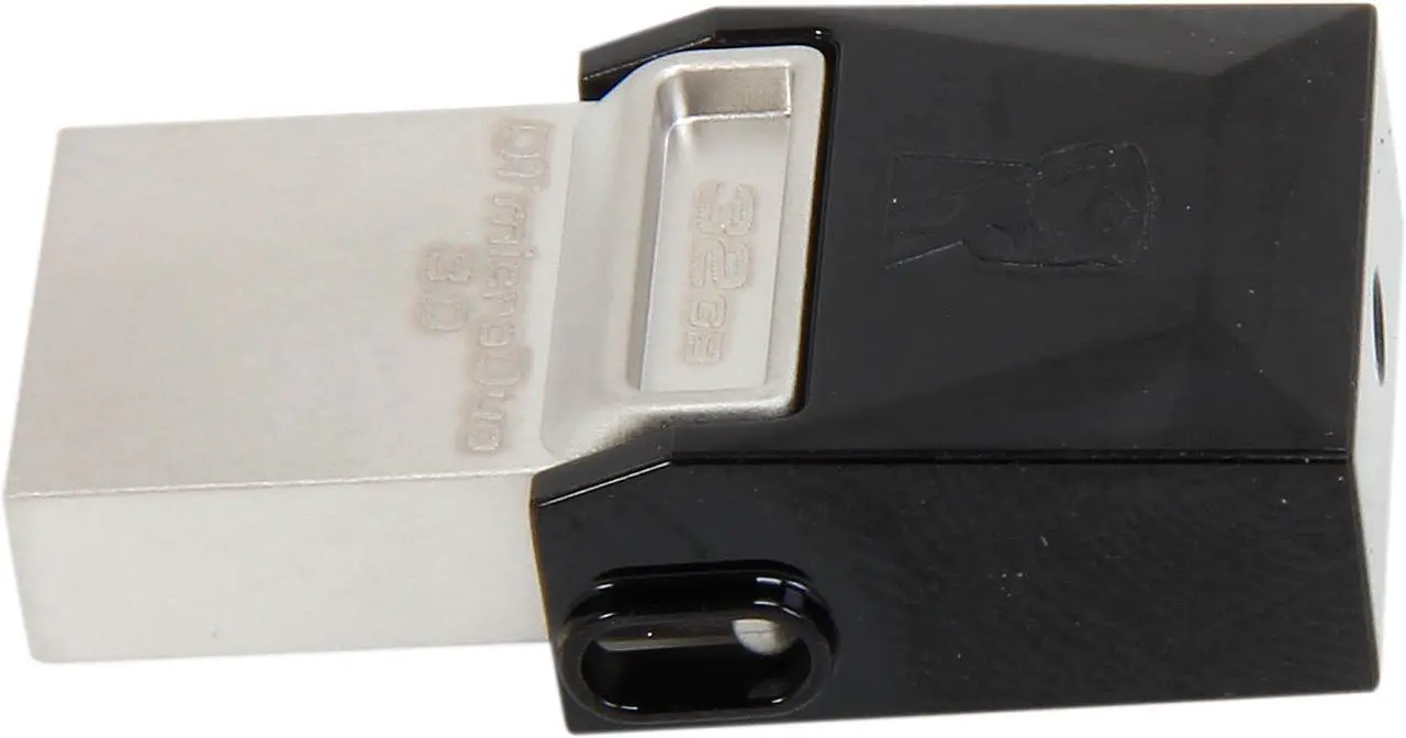 Alt view image 3 of 6 - Kingston 32GB Data Traveler Micro Duo OTG USB 3.0 Flash Drive (DTDUO3/32GB)