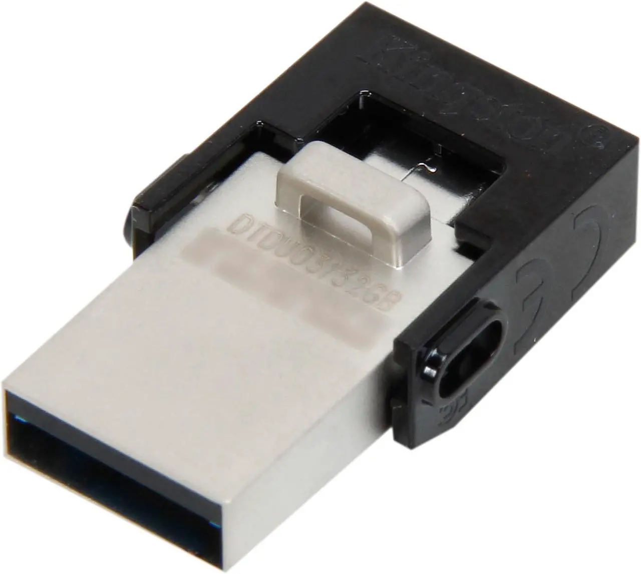 Alt view image 4 of 6 - Kingston 32GB Data Traveler Micro Duo OTG USB 3.0 Flash Drive (DTDUO3/32GB)