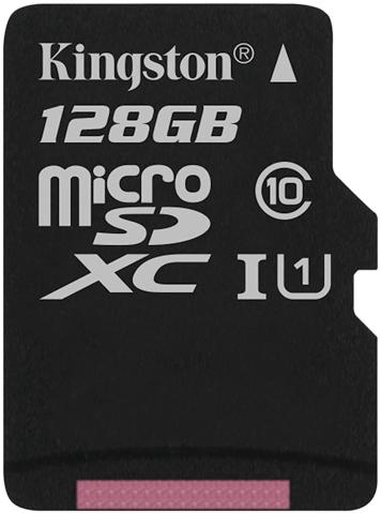 Main image of Kingston 128GB MicroSDXC UHS-I/U1 Class 10 Memory Card with Adapter (SDC10G2/128GB)