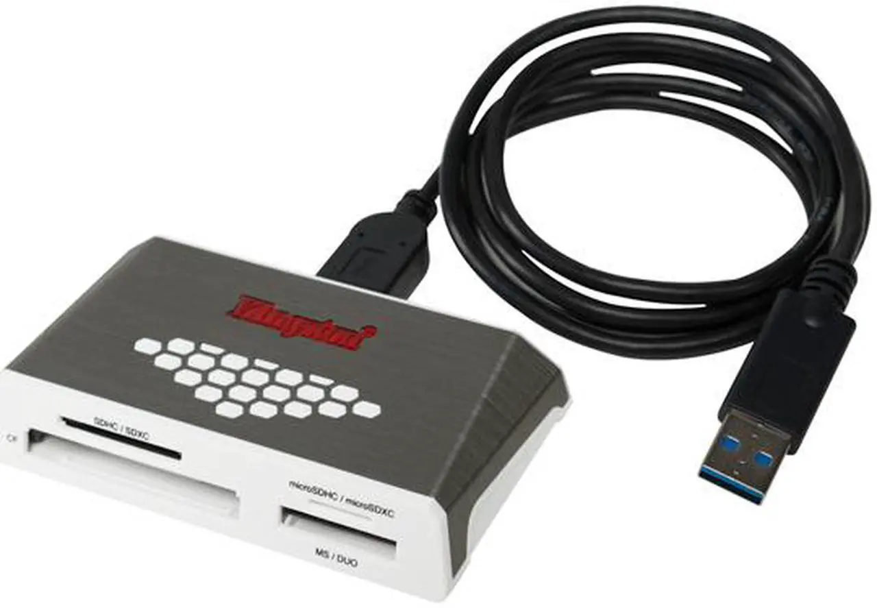 Alt view image 3 of 5 - Kingston FCR-HS4 USB 3.0 Card Reader