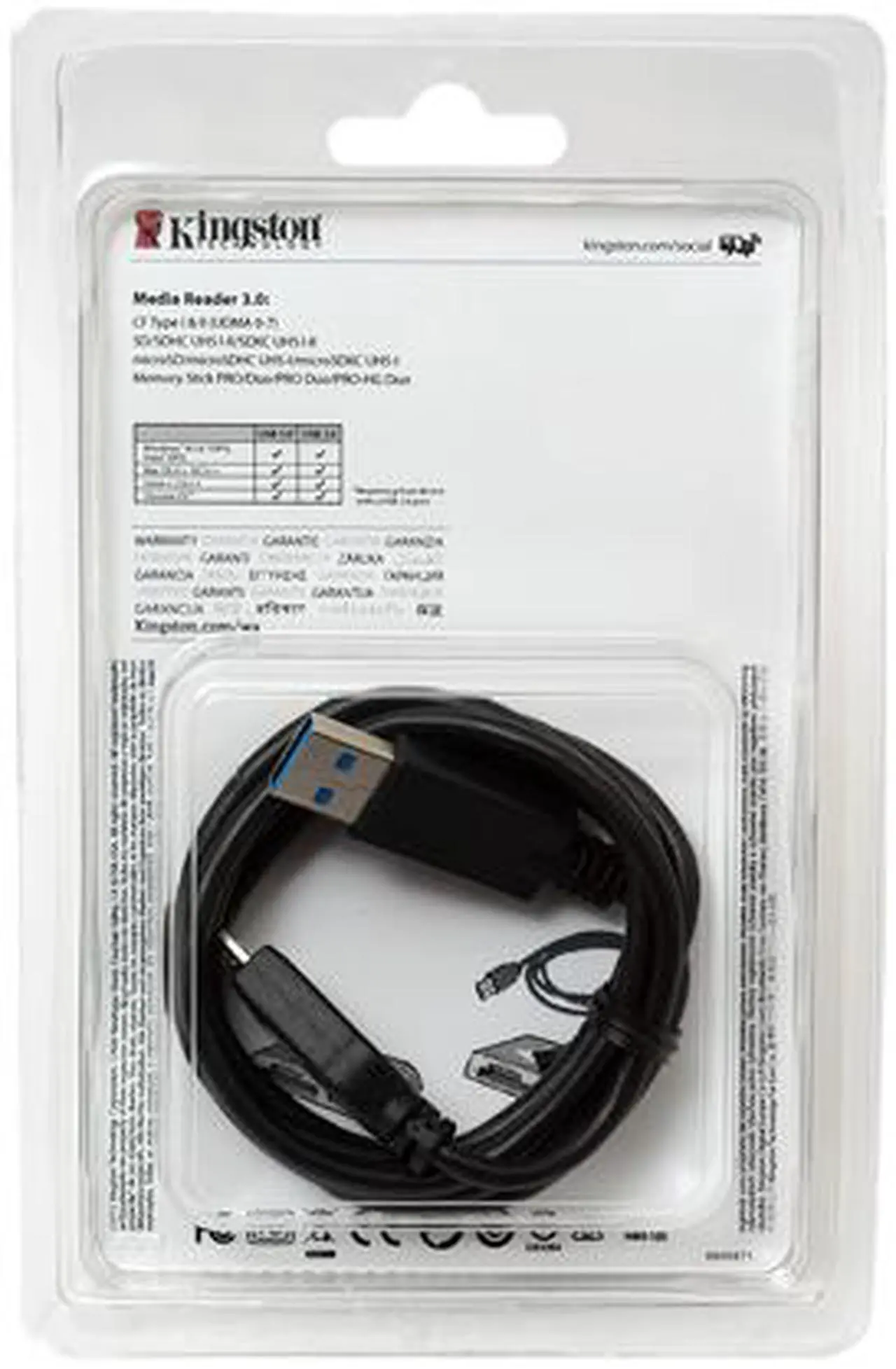 Alt view image 5 of 5 - Kingston FCR-HS4 USB 3.0 Card Reader