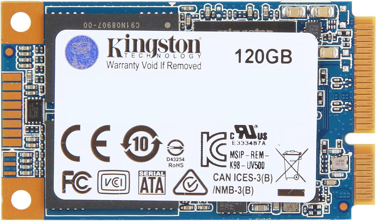 Main image of Kingston UV500 mSATA 120GB SATA III 3D TLC Internal Solid State Drive (SSD) SUV500MS/120G