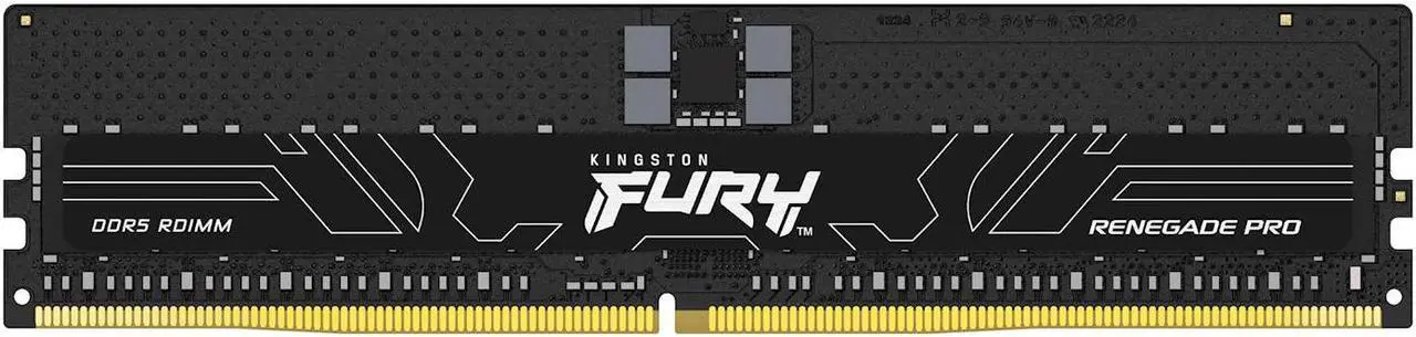 Main image of Kingston FURY Renegade Pro 256GB (8 x 32GB) DDR5 SDRAM Memory Kit - For Desktop PC, Workstation - 256 GB (8 x 32GB) - DDR5-5600/PC5-44800 DDR5 SDRAM - 5600 MHz - CL36 - 1.25 V - ECC - KF556R36RBK8-256