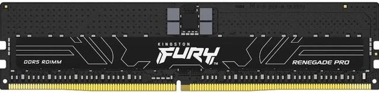 Alt view image 2 of 2 - Kingston 128GB (4 x 32GB) DDR5 5600MT/s CL28 FURY Renegade Pro RDIMM Black EXPO - For Motherboard - 128 GB (4 x 32GB) - DDR5-5600/PC5-44800 DDR5 SDRAM - 5600 MHz Dual-rank Memory -  KF556R28RBE2K4-128