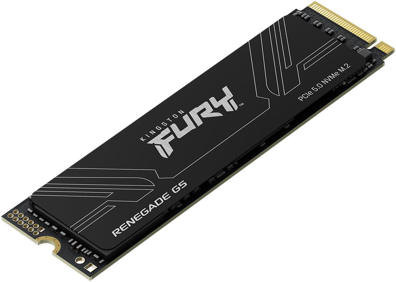 Alt view image 2 of 3 - Kingston FURY Renegade G5 M.2 2280 1TB PCI-Express 5.0 x4 3D NAND Internal Solid State Drive (SSD) SFYR2S/1T0