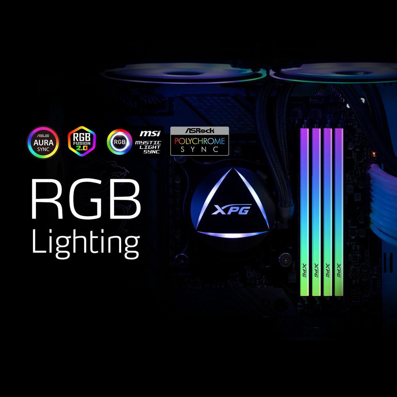 Alt view image 5 of 5 - XPG Spectra D35 64GB (2 x 32GB) 288-Pin PC RAM DDR4 3200 (PC4 25600) Memory (Desktop Memory) Model AX4U320032G16A-DTBKD35G