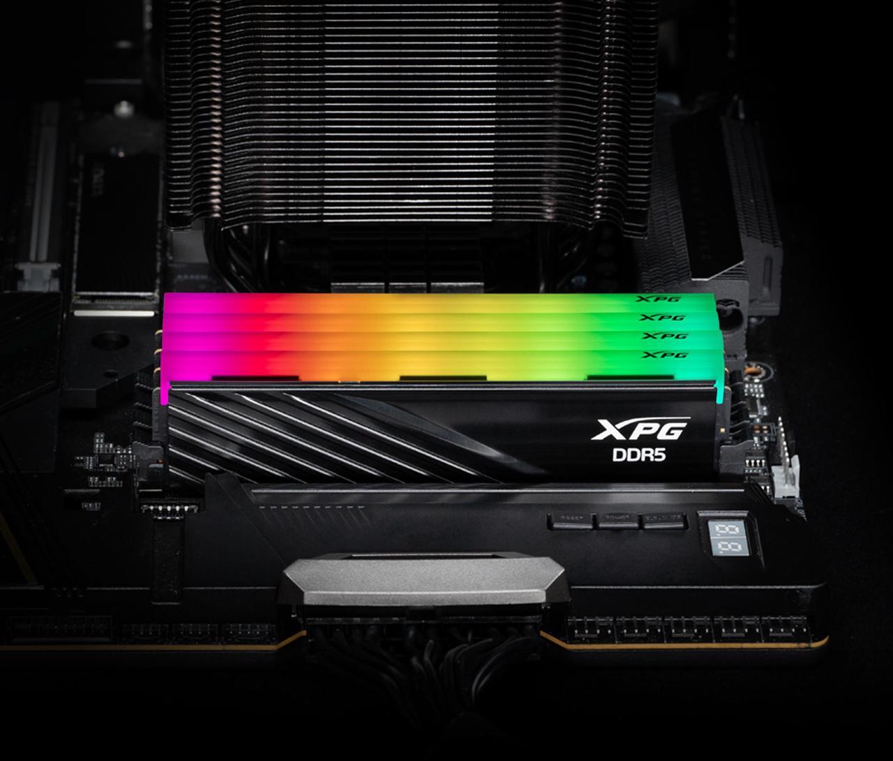 Alt view image 7 of 7 - XPG Lancer Blade 32GB (2 x 16GB) 288-Pin PC RAM DDR5 6000 (PC5 48000) Desktop Memory Model AX5U6000C3416G-DTLABRBK