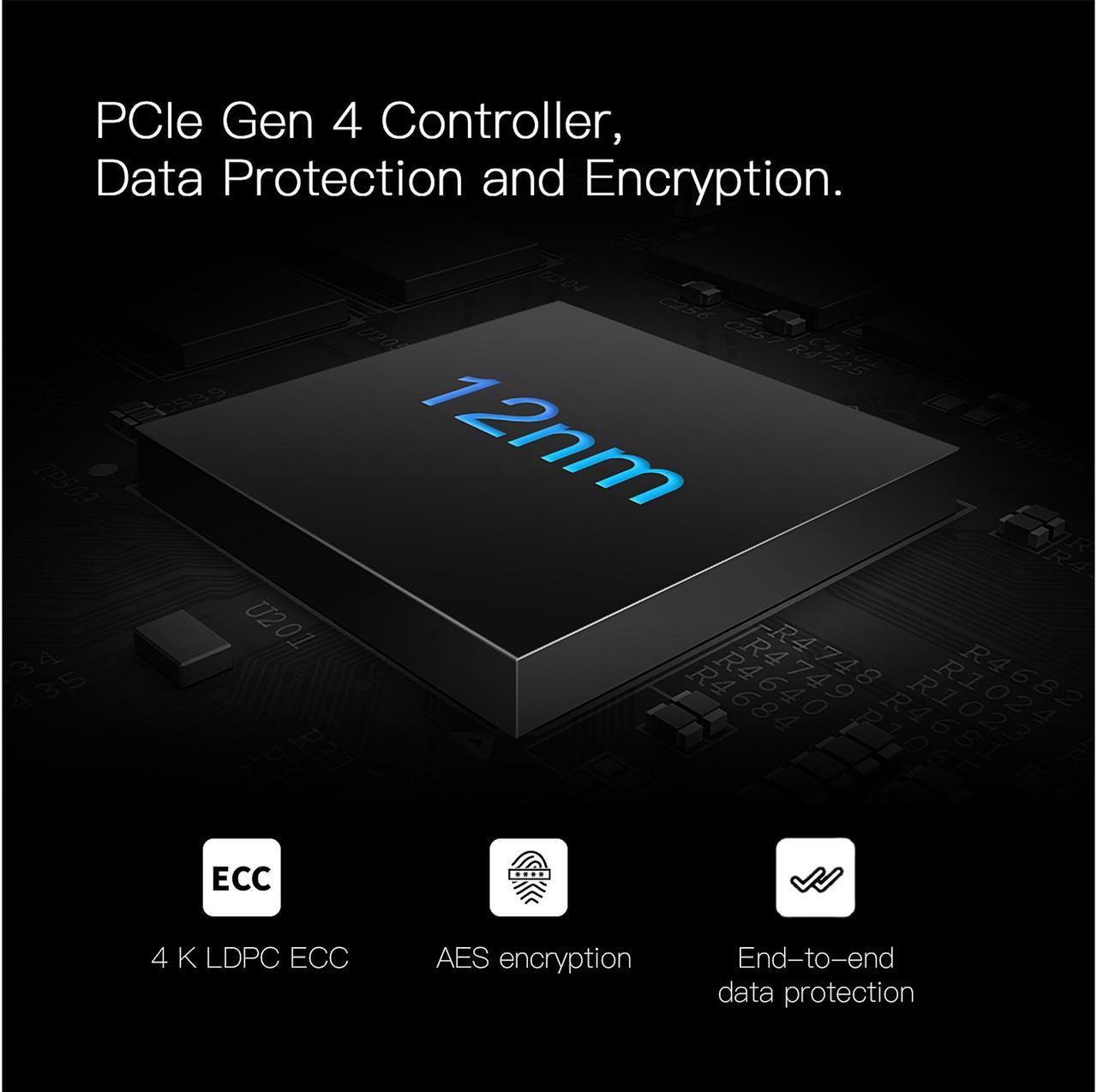 Alt view image 13 of 17 - Predator GM7000 M.2 1TB PCI-Express 4.0 x4 Internal Solid State Drive (SSD) BL.9BWWR.105
