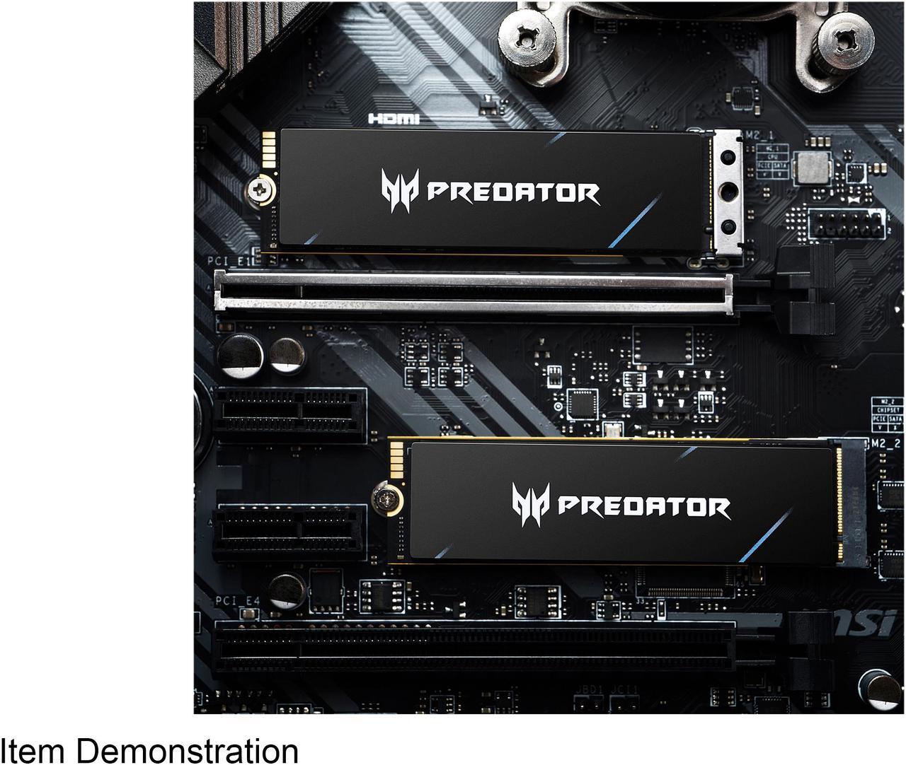 Alt view image 15 of 17 - Predator GM7000 M.2 1TB PCI-Express 4.0 x4 Internal Solid State Drive (SSD) BL.9BWWR.105