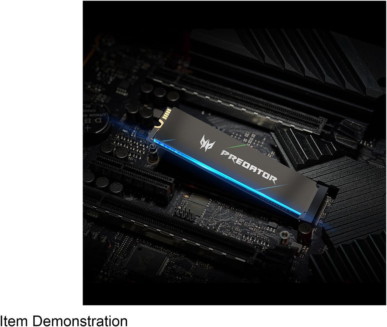 Alt view image 16 of 17 - Predator GM7000 M.2 1TB PCI-Express 4.0 x4 Internal Solid State Drive (SSD) BL.9BWWR.105