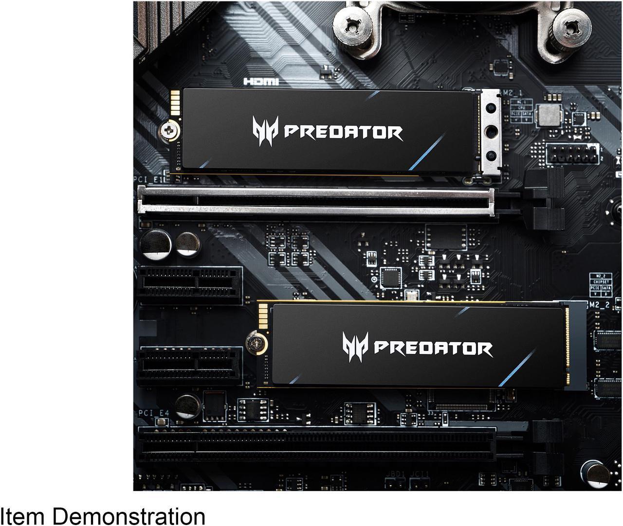 Alt view image 15 of 17 - Predator GM7000 M.2 2TB PCI-Express 4.0 x4 Internal Solid State Drive (SSD) BL.9BWWR.106