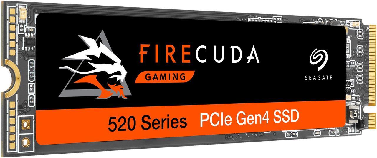 Alt view image 3 of 5 - Seagate Firecuda 520 2TB Performance Internal Solid State Drive SSD PCIe Gen4 X4 NVMe 1.3 for Gaming PC Gaming Laptop Desktop - 3-year Rescue Service (ZP2000GM3A002)