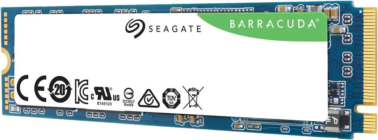 Alt view image 5 of 8 - Seagate BarraCuda 510 M.2 2280 250GB PCIe G3 x4, NVMe 1.3 3D TLC Internal Solid State Drive (SSD) ZP250CM3A001
