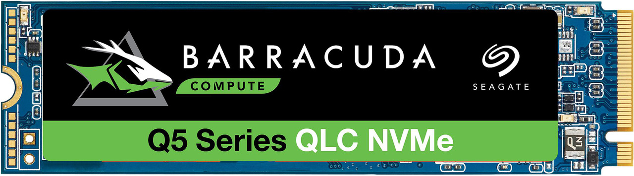 Alt view image 4 of 6 - Seagate BarraCuda Q5 M.2 2280 500GB PCIe Gen3 x4 NVMe 1.3 3D QLC Internal Solid State Drive (SSD) ZP500CV3A001