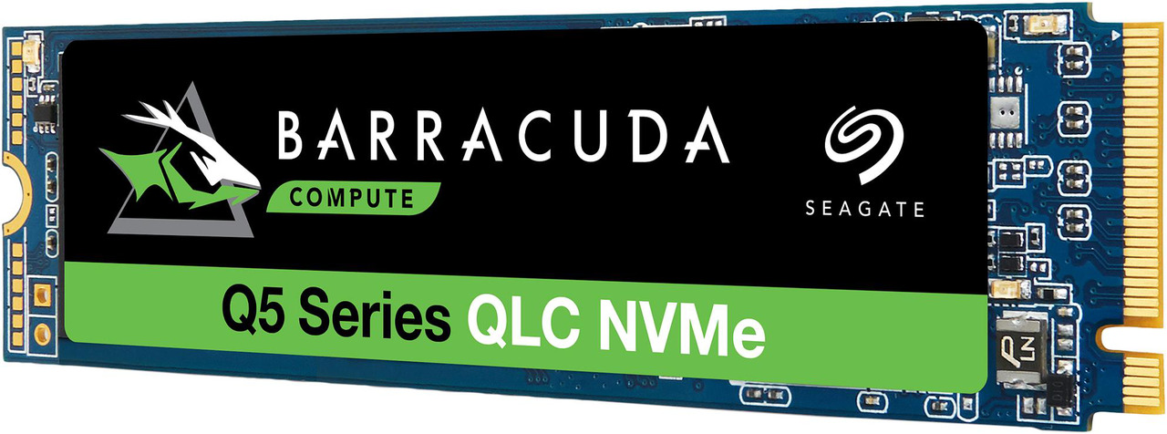 Alt view image 5 of 6 - Seagate BarraCuda Q5 M.2 2280 500GB PCIe Gen3 x4 NVMe 1.3 3D QLC Internal Solid State Drive (SSD) ZP500CV3A001