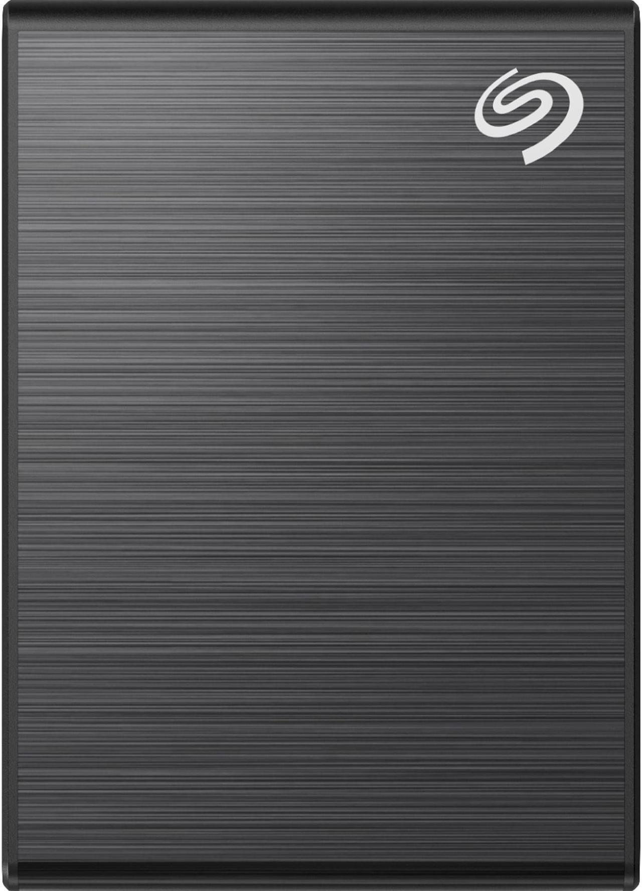 Seagate One Touch SSD 1TB External SSD Portable - Black, Speeds up to 1030MB/s, with Android App, 1yr Mylio Create, 4mo Adobe Creative Cloud Photography Plan and Rescue Services (STKG1000400)