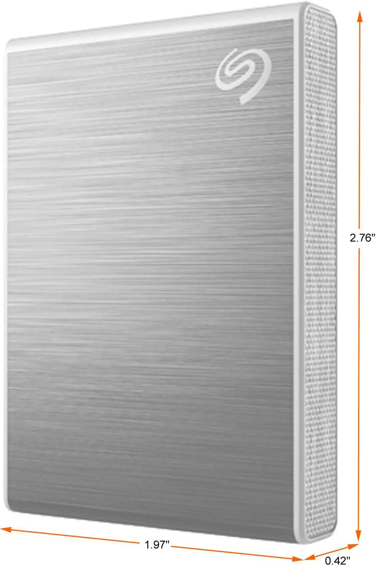 Alt view image 2 of 2 - Seagate One Touch SSD 1TB External SSD Portable - Silver, Speeds up to 1030MB/s, with Android App, 1yr Mylio Create, 4mo Adobe Creative Cloud Photography Plan and Rescue Services (STKG1000401)