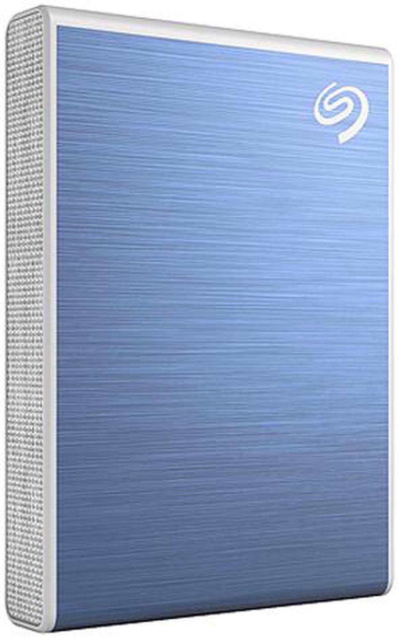 Main image of Seagate One Touch SSD 2TB External SSD Portable - Blue, Speeds up to 1030MB/s, with Android App, 1yr Mylio Create, 4mo Adobe Creative Cloud Photography Plan and Rescue Services (STKG2000402)