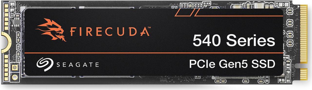 Seagate FireCuda 540 NVME GEN5 SSD M.2 2280 1TB PCI-Express 5.0 x4 3D TLC Internal Solid State Drive (SSD) ZP1000GM3A004