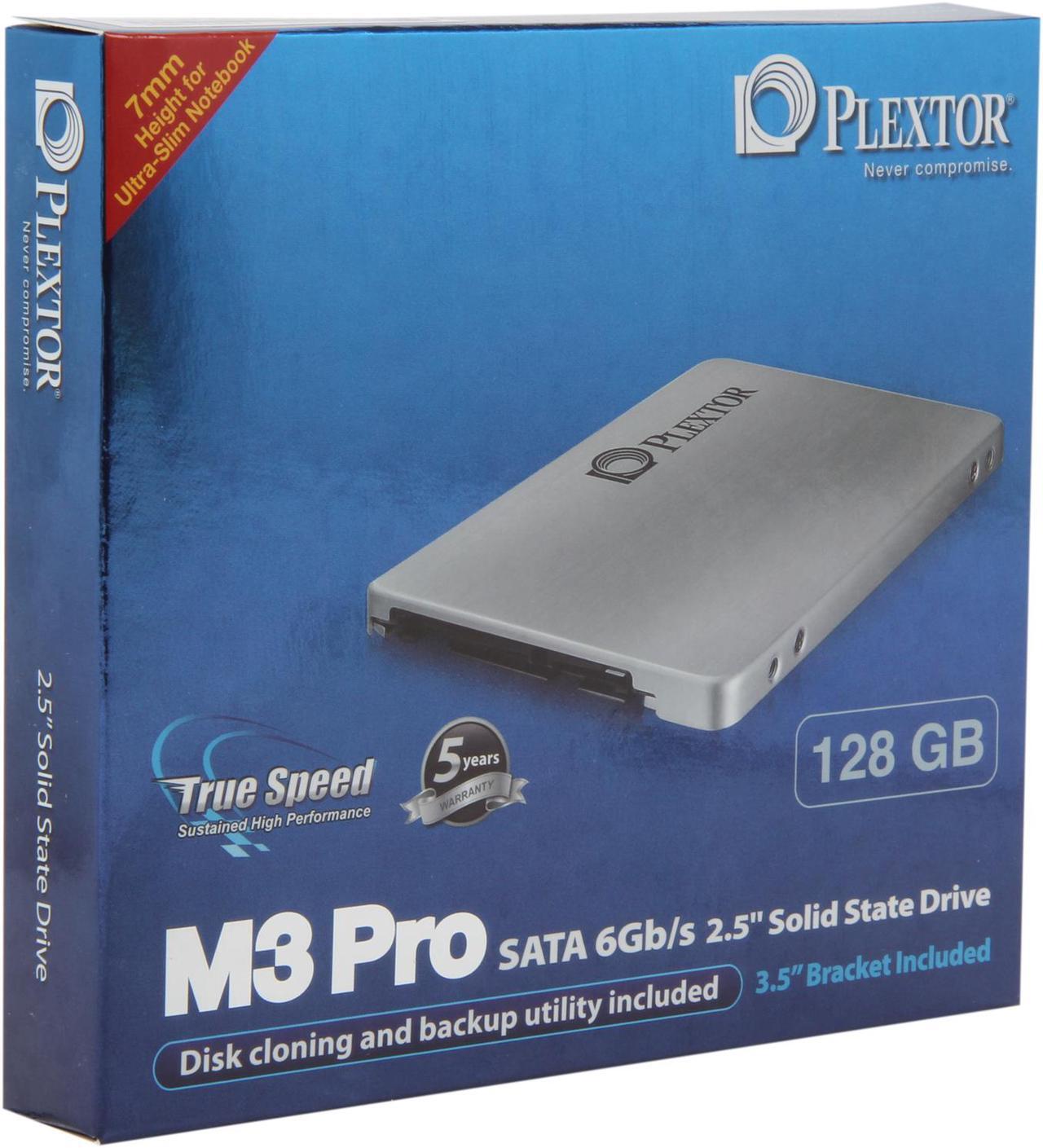 Main image of Plextor M3 Pro Series 2.5" 128GB SATA III MLC 7mm Internal Solid State Drive (SSD) PX-128M3P