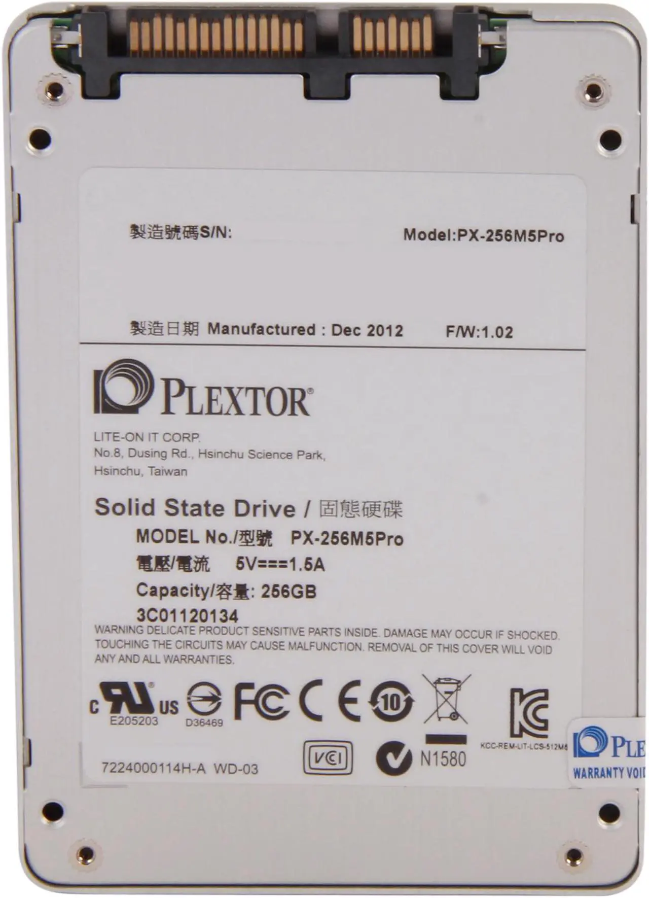 Alt view image 4 of 6 - Plextor M5P Xtreme Series 2.5" 256GB SATA III MLC Internal Solid State Drive (SSD) PX-256M5Pro