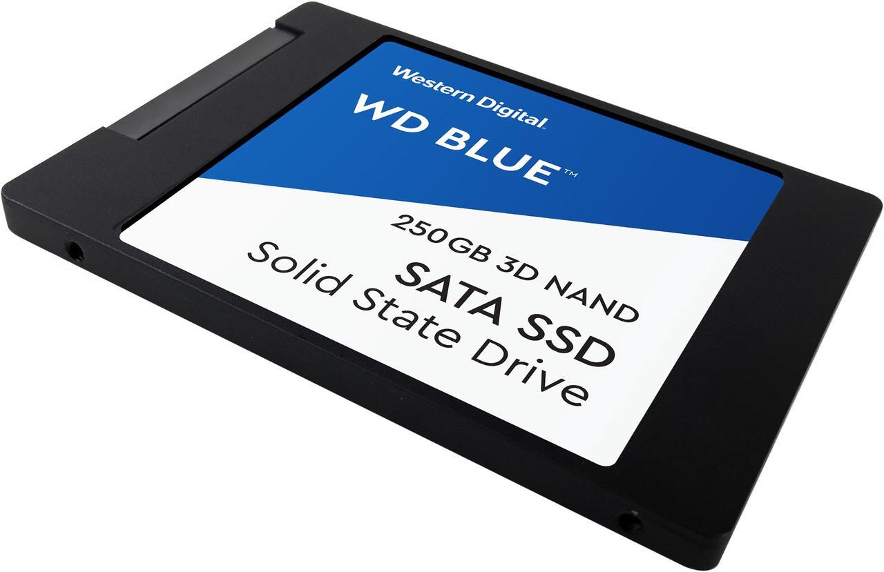 Alt view image 3 of 3 - WD Blue 3D NAND 250GB Internal SSD - SATA III 6Gb/s 2.5"/7mm Solid State Drive - WDS250G2B0A