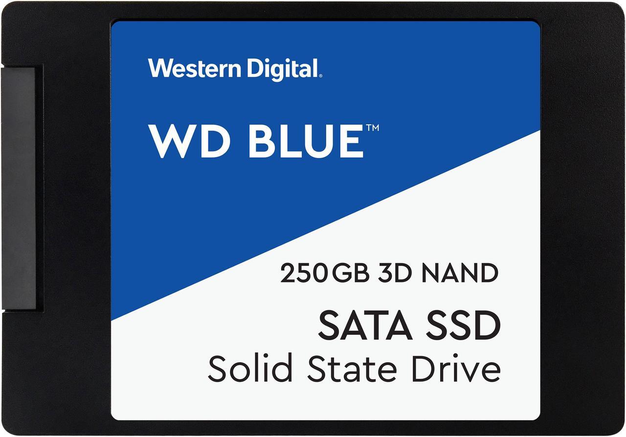 Alt view image 2 of 3 - WD Blue 3D NAND 250GB Internal SSD - SATA III 6Gb/s 2.5"/7mm Solid State Drive - WDS250G2B0A