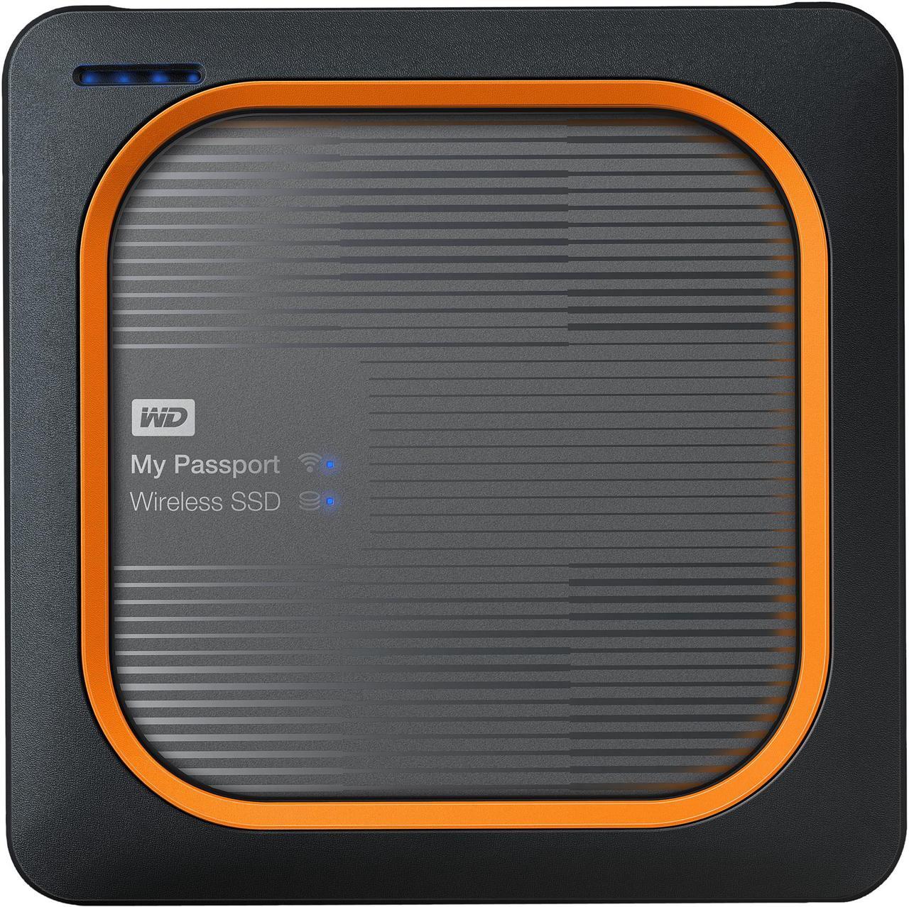 Main image of WD 500GB My Passport Wireless SSD External Portable Drive - One-touch SD Card Backup, AC Wi-Fi, USB 3.0, Mobile Access & 4K Streaming