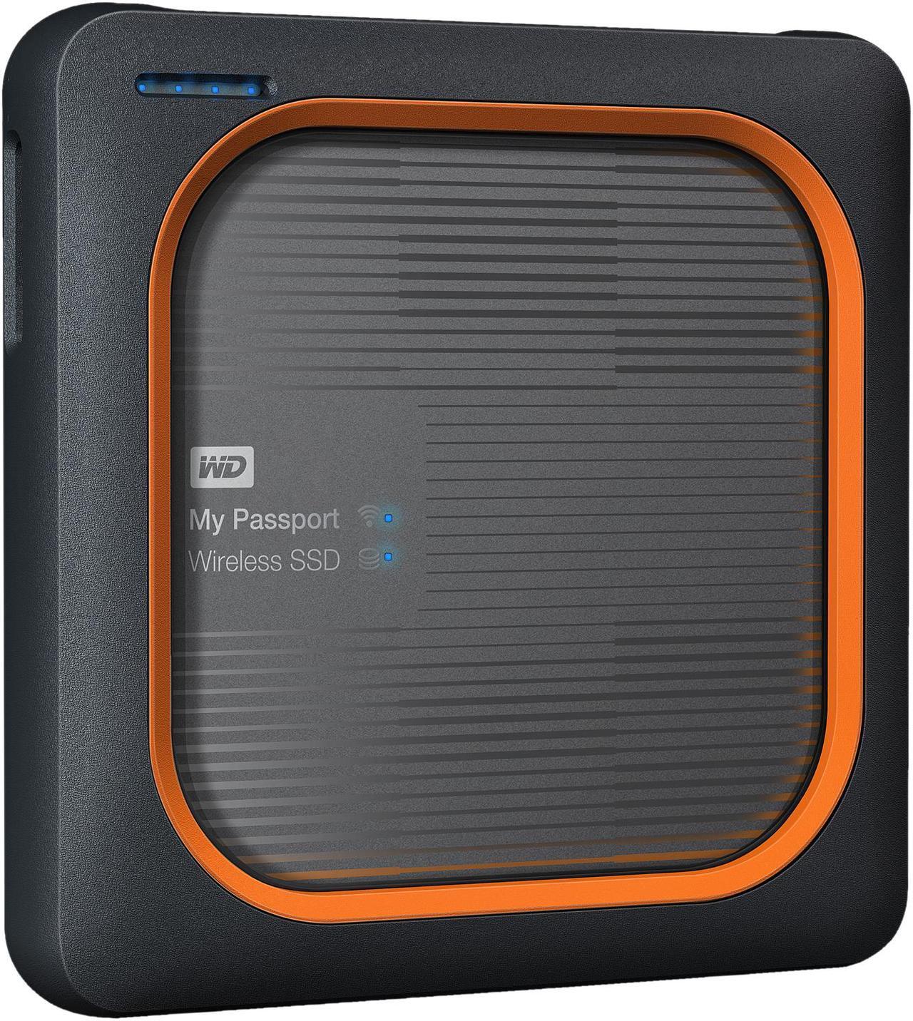 Alt view image 2 of 10 - WD 500GB My Passport Wireless SSD External Portable Drive - One-touch SD Card Backup, AC Wi-Fi, USB 3.0, Mobile Access & 4K Streaming