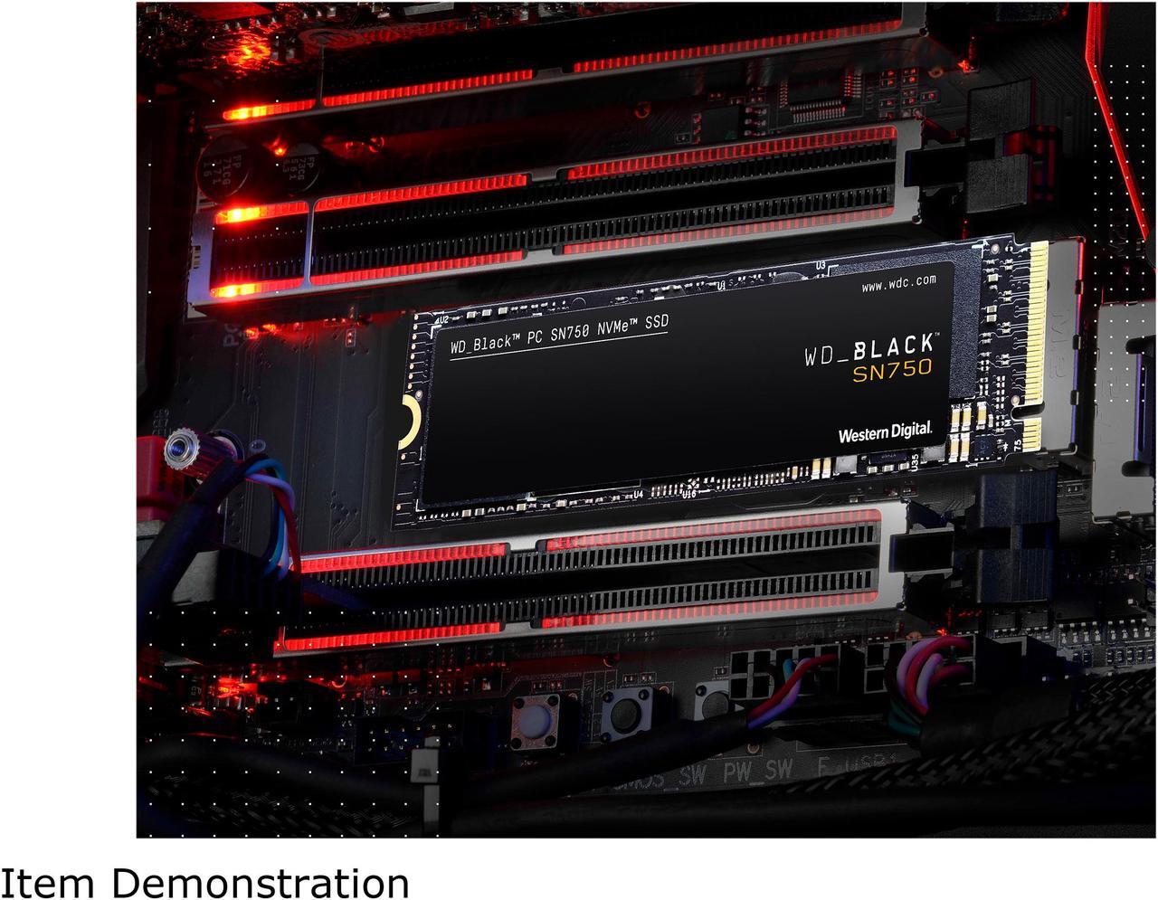 Alt view image 5 of 6 - Western Digital WD BLACK SN750 NVMe M.2 2280 500GB PCI-Express 3.0 x4 64-layer 3D NAND Internal Solid State Drive (SSD) WDS500G3X0C