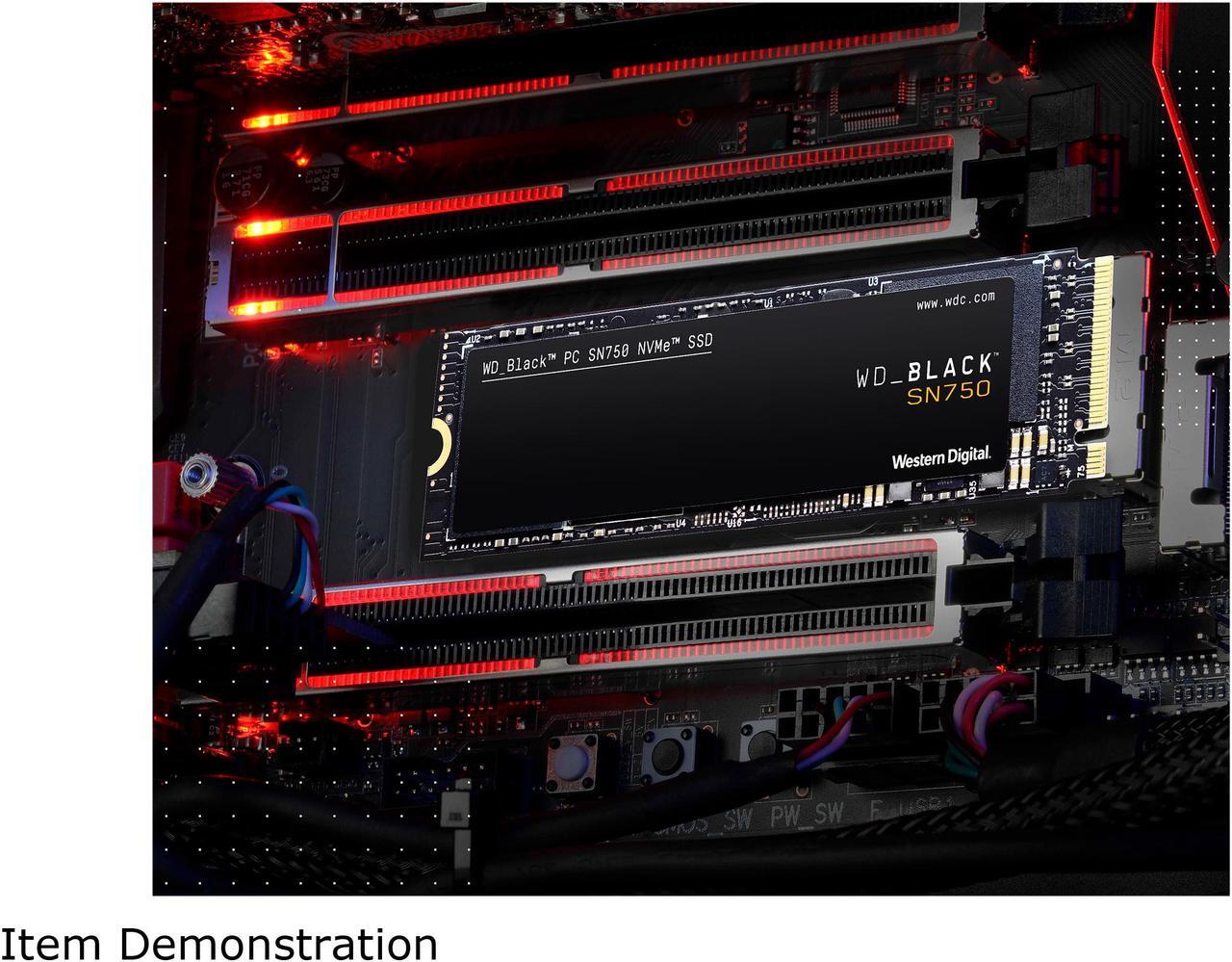 Alt view image 5 of 6 - Western Digital WD BLACK SN750 NVMe M.2 2280 1TB PCI-Express 3.0 x4 64-layer 3D NAND Internal Solid State Drive (SSD) WDS100T3X0C