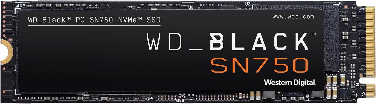 Western Digital WD BLACK SN750 NVMe M.2 2280 2TB PCI-Express 3.0 x4 64-layer 3D NAND Internal Solid State Drive (SSD) WDS200T3X0C