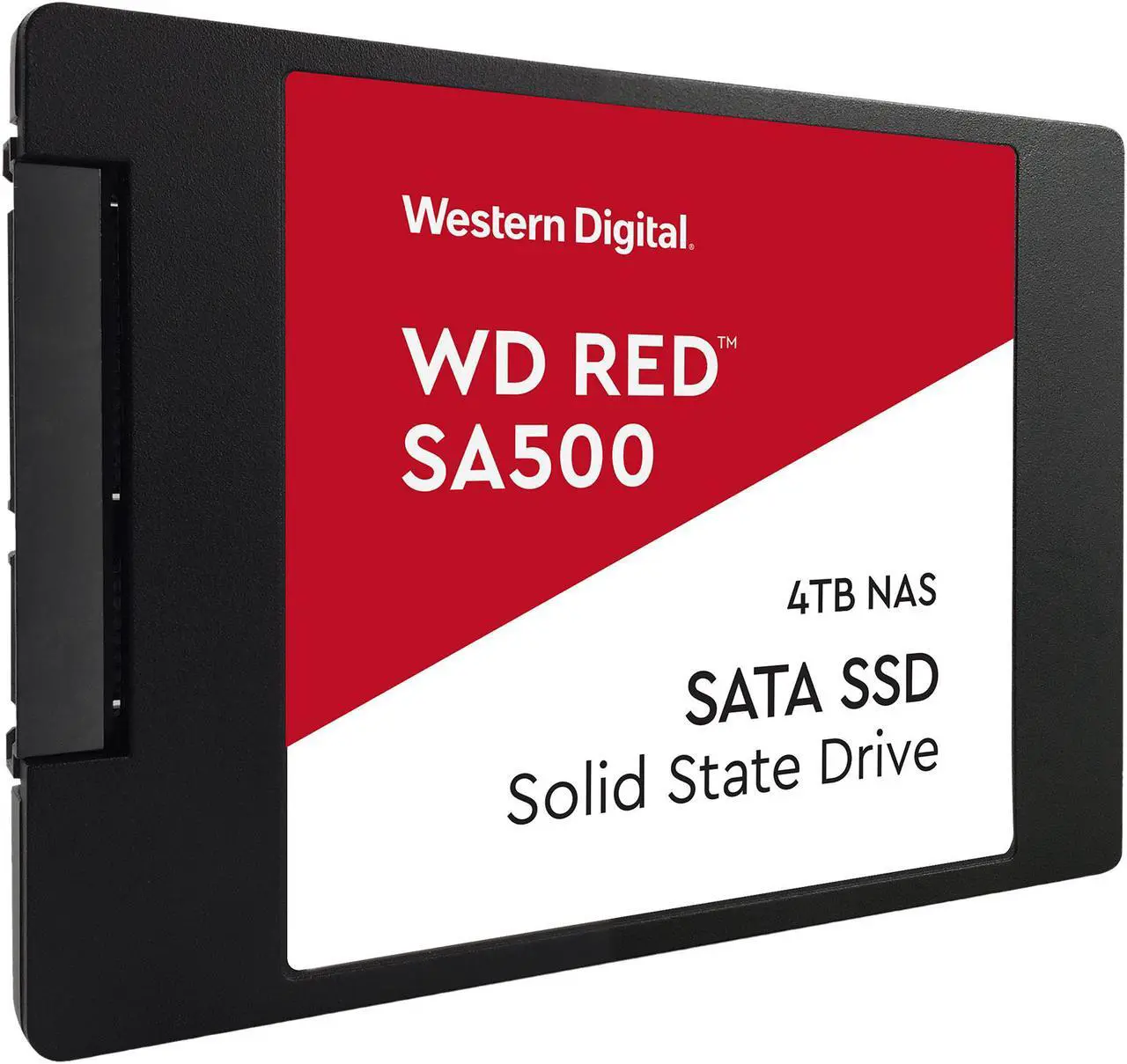 Alt view image 3 of 4 - Western Digital WD Red SA500 2.5" 4TB SATA III 3D NAND Internal Solid State Drive (SSD) WDS400T1R0A