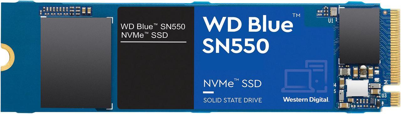 Western Digital WD Blue SN550 NVMe M.2 2280 250GB PCI-Express 3.0 x4 3D NAND Internal Solid State Drive (SSD) WDS250G2B0C