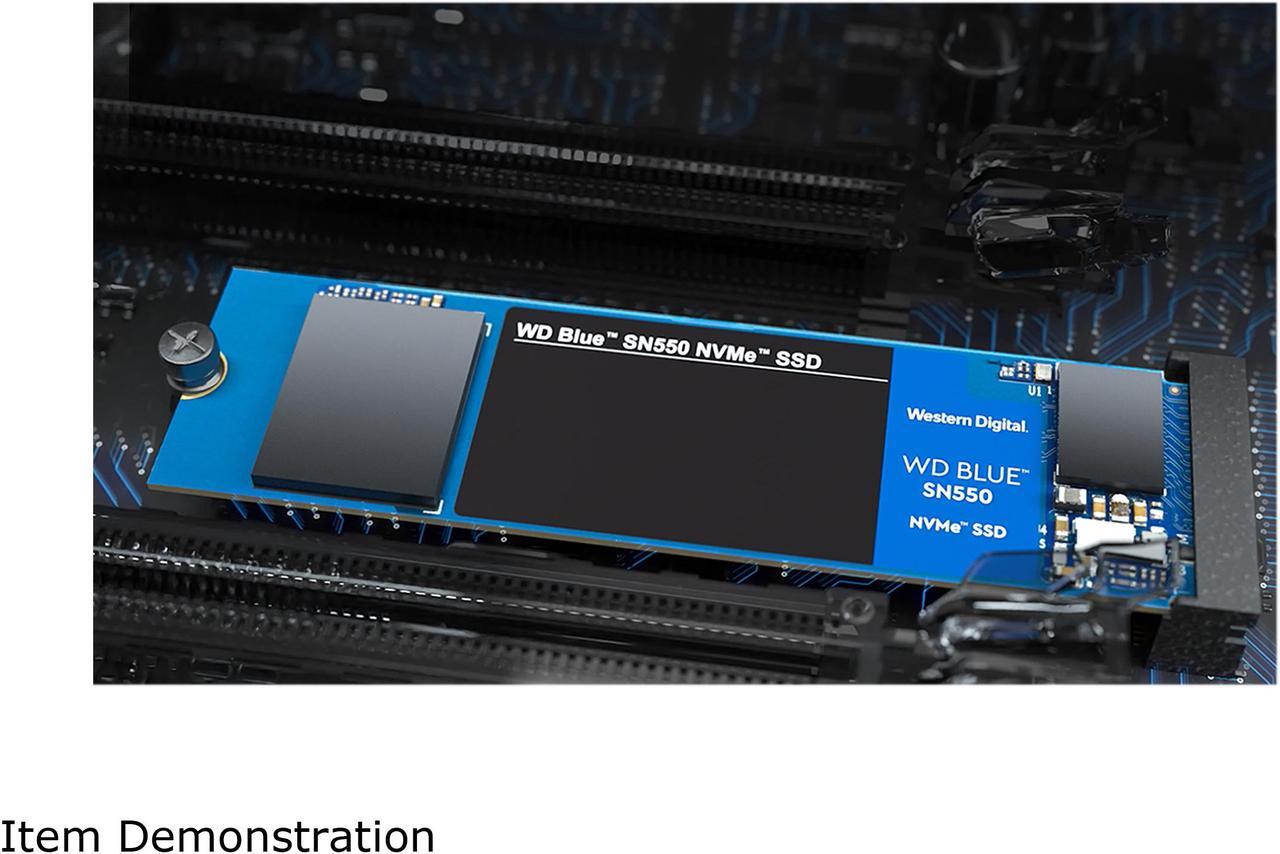 Alt view image 3 of 4 - Western Digital WD Blue SN550 NVMe M.2 2280 500GB PCI-Express 3.0 x4 3D NAND Internal Solid State Drive (SSD) WDS500G2B0C