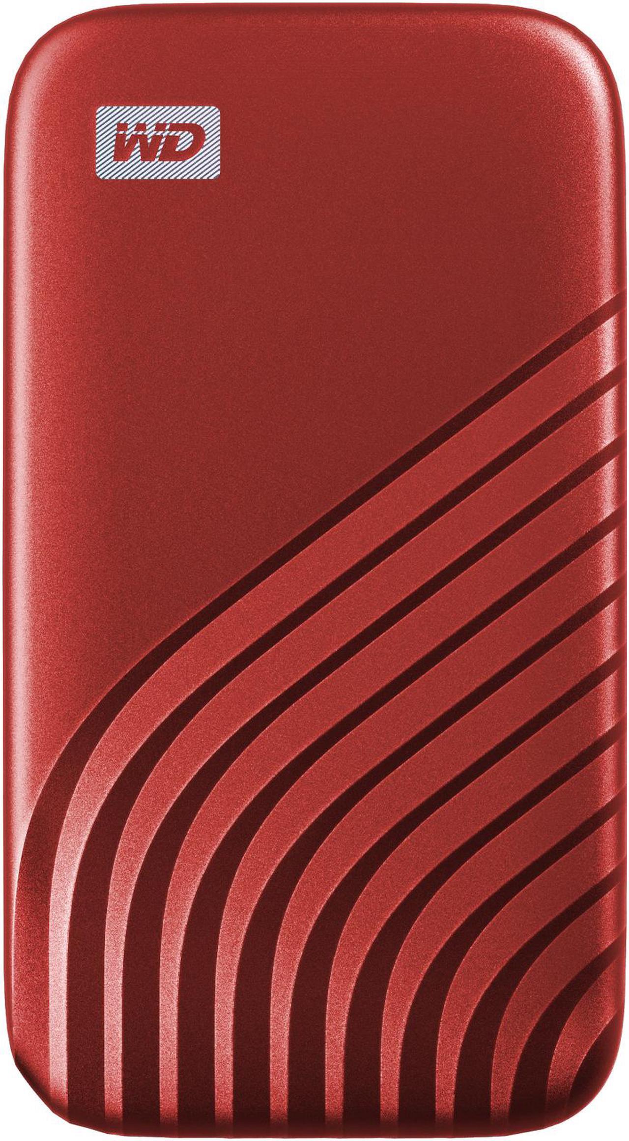 Alt view image 2 of 7 - WD 1TB My Passport SSD External Portable Drive, Red, Up to 1,050 MB/s - WDBAGF0010BRD-WESN