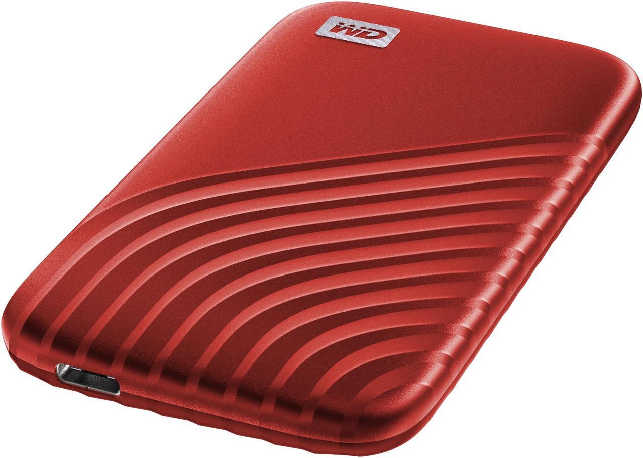 Alt view image 4 of 7 - WD 1TB My Passport SSD External Portable Drive, Red, Up to 1,050 MB/s - WDBAGF0010BRD-WESN