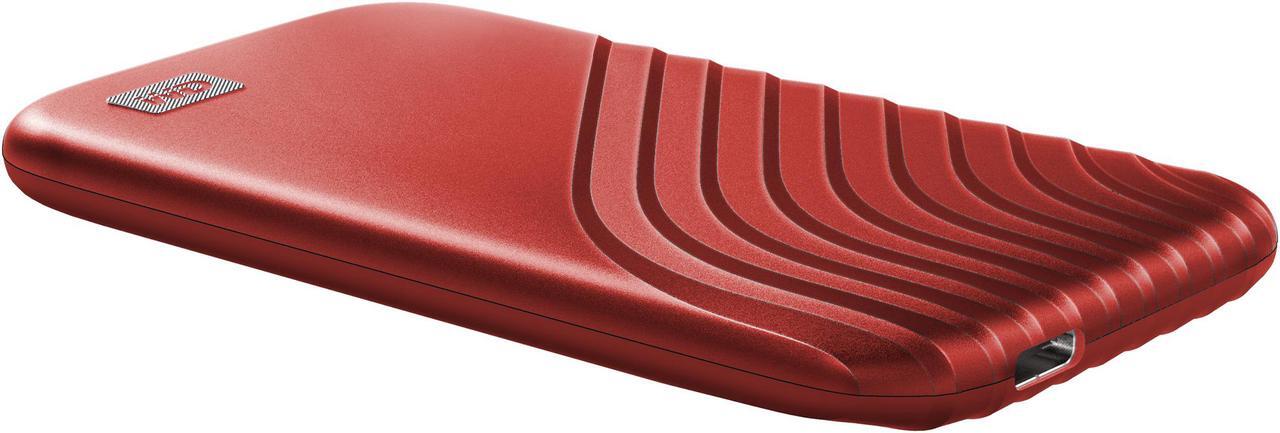 Alt view image 5 of 7 - WD 1TB My Passport SSD External Portable Drive, Red, Up to 1,050 MB/s - WDBAGF0010BRD-WESN