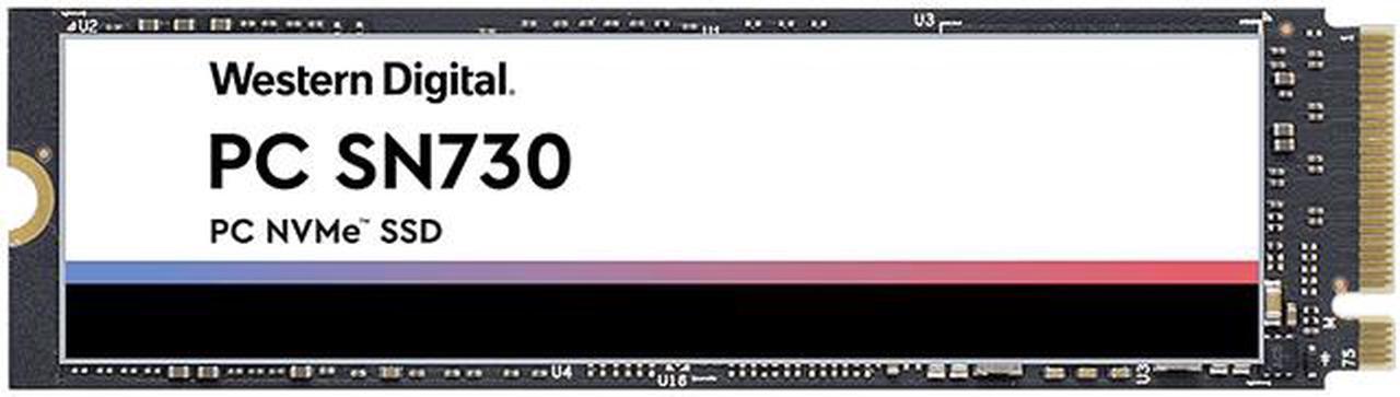Main image of Western Digital PC SN730 NVMe M.2 2280 256GB PCIe Gen3 x4 NVMe v1.3 3D NAND Internal Solid State Drive (SSD) SDBPNTY-256G