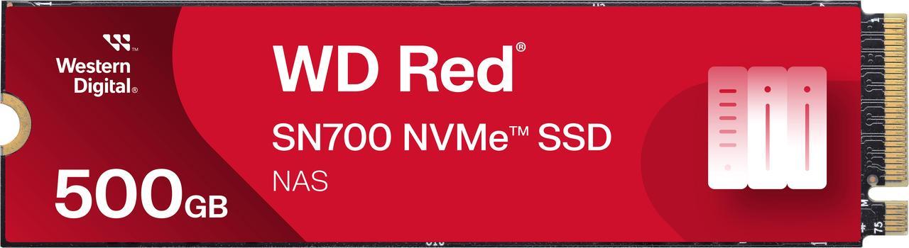 WD Red SN700 NVMe SSD, 500GB of NVMe Solid-State Drive for NAS Devices