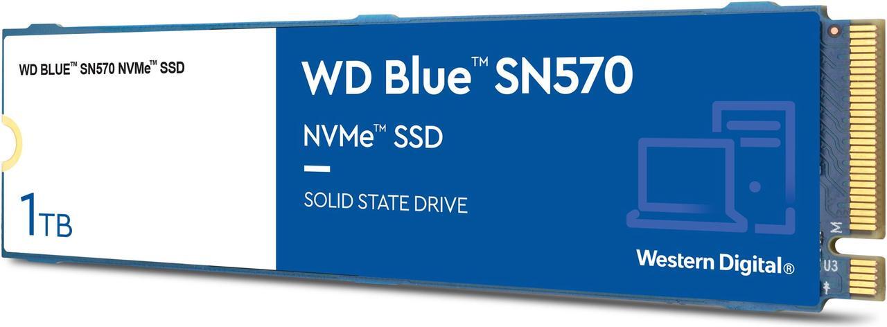 Alt view image 2 of 11 - Western Digital WD Blue SN570 NVMe M.2 2280 1TB PCI-Express 3.0 x4, NVMe v1.4 TLC Internal Solid State Drive (SSD) WDS100T3B0C