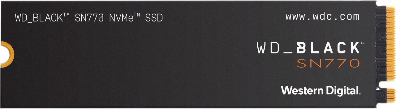 Western Digital WD_BLACK SN770 M.2 2280 250GB PCIe Gen4 16GT/s, up to 4 Lanes Internal Solid State Drive (SSD) WDS250G3X0E