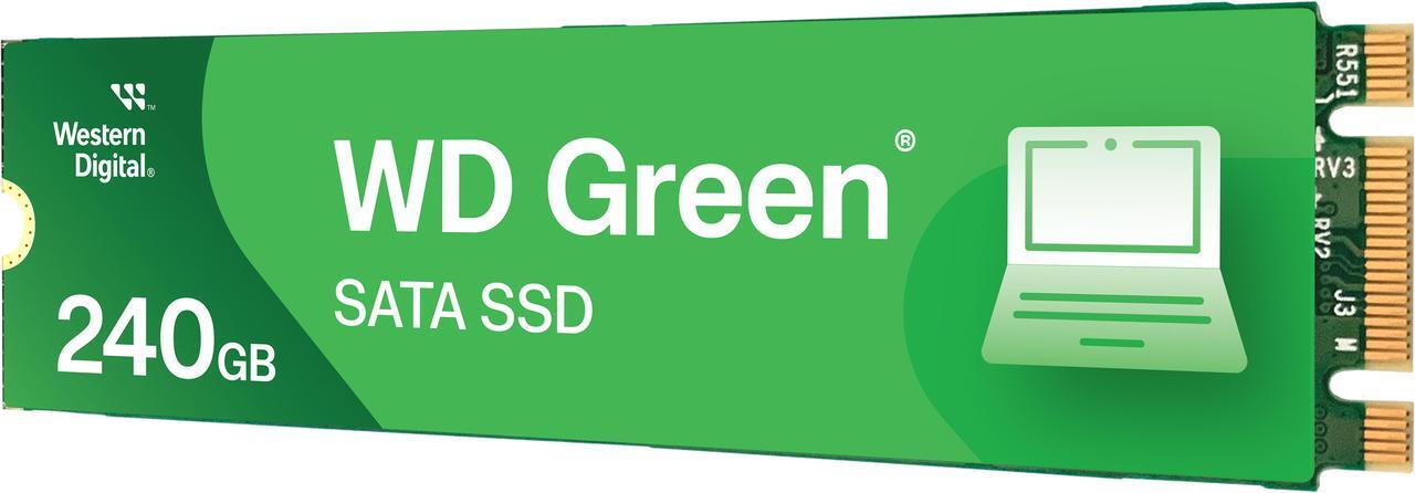 Alt view image 3 of 3 - Western Digital Green M.2 2280 240GB SATA III Internal Solid State Drive (SSD) WDS240G3G0B