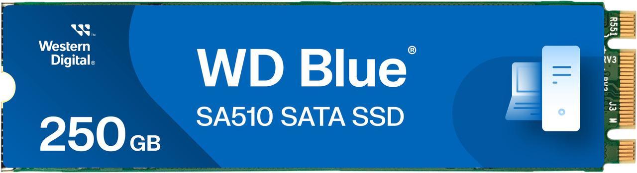 Main image of WD Blue 250GB SA510 M.2 Internal Solid State Drive SSD - WDS250G3B0B